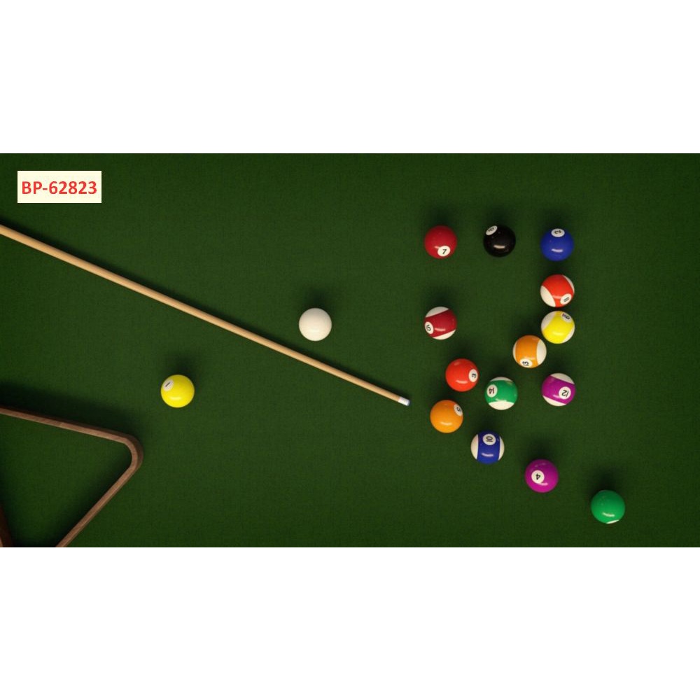 Tranh dán tường Club bida, Billiards, Bi-a Mẫu Hot Nhất