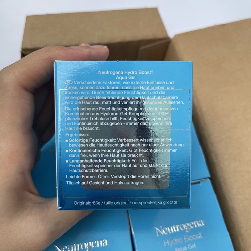 [Bản Pháp] Kem dưỡng ẩm Neutrogena Hydro Boost Aqua Gel 50ml