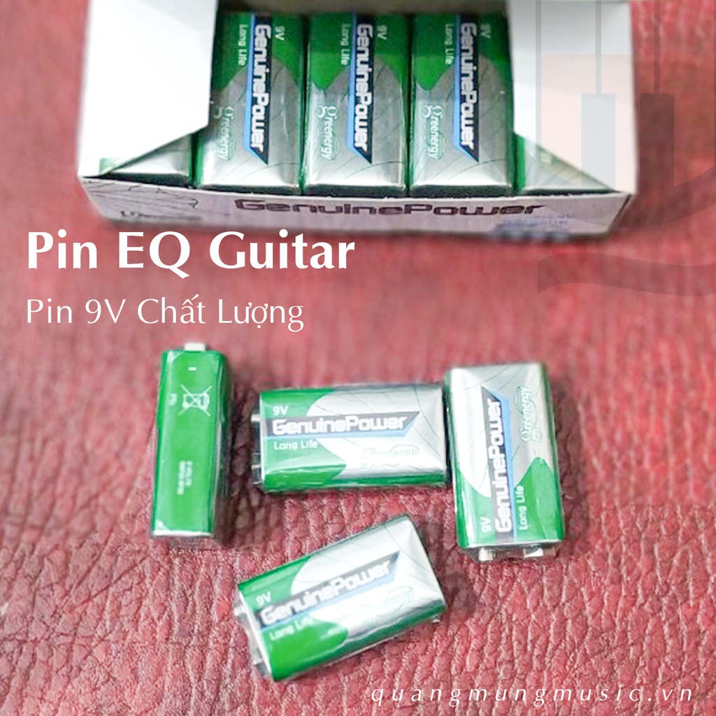 Pin EQ cho đàn Guitar [Pin 9v] Chất Lượng