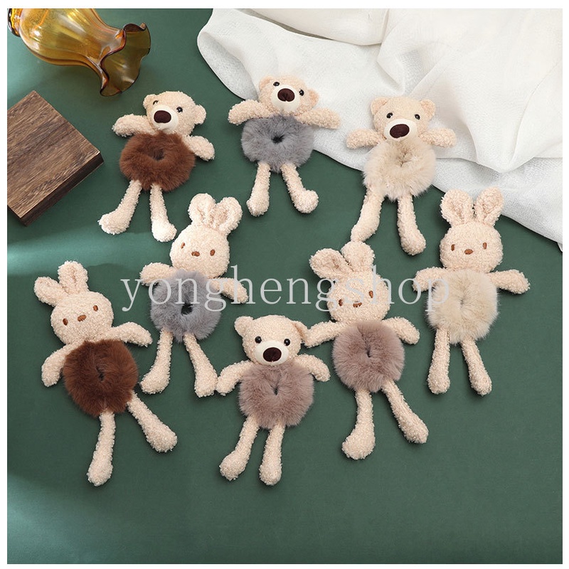 Dây Buộc Tóc Cao Su Co Giãn Kiểu Dáng Hoạt Hình Dễ Thương Dành Cho Nữ