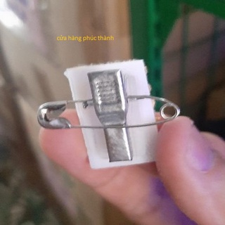 kẹp áo tang trắng 2cm