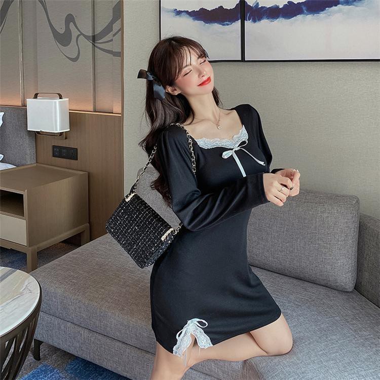 Đầm Ren Tay Dài Thời Trang Dành Cho Nữ | BigBuy360 - bigbuy360.vn