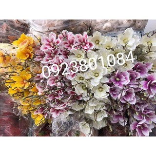 Hoa Mộc Lan Cao Cấp Hàng loại 1 cao 95cm-Hoa Giả