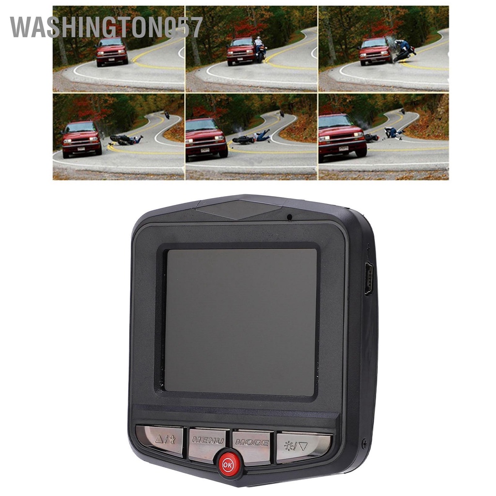 Có thể bán buôn Camera xe hơi HD 1080P Ghi vòng lặp lại Tầm nhìn ban đêm 170 độ DVR Dash với màn hình đỗ Washington057 Hàng giao ngay