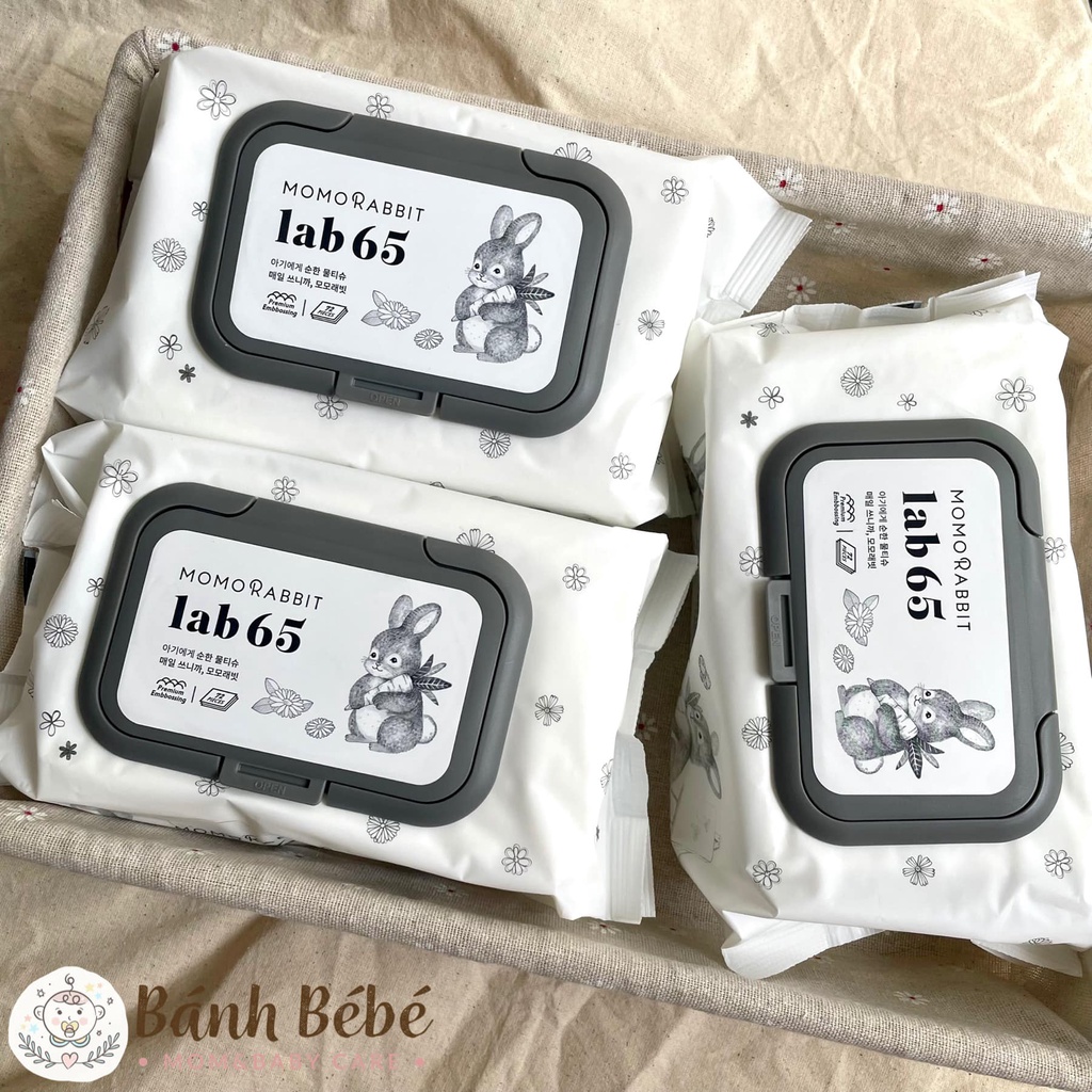 Khăn ướt momo rabit Lab 65
