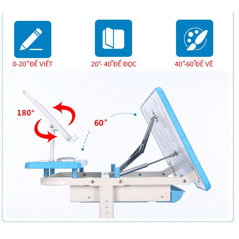 Bàn học thông minh Khôi Nguyên BHS01G | BigBuy360 - bigbuy360.vn
