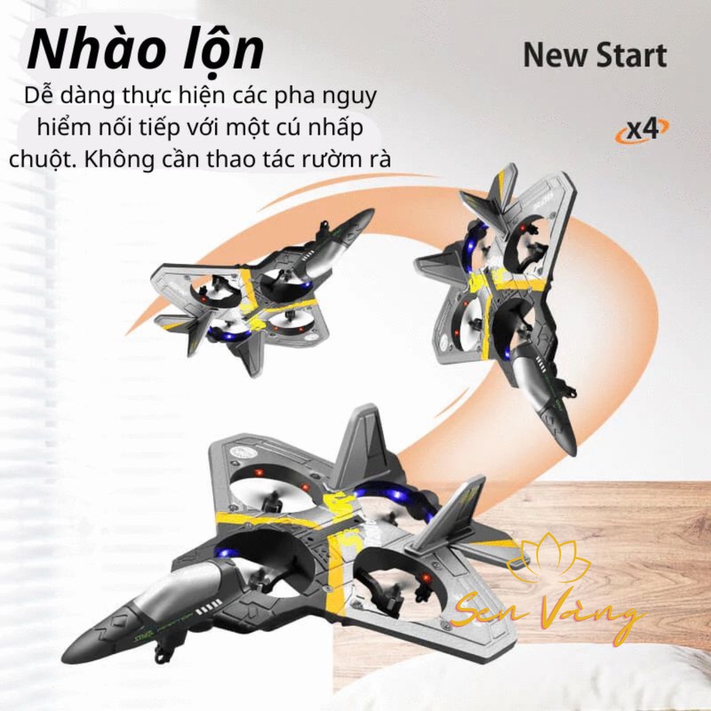 Flyam, Drone mini gia rẻ, Máy bay điều khiển từ xa nhào lộn xoay 360 độ cho bé tạp chơi bay xé gió