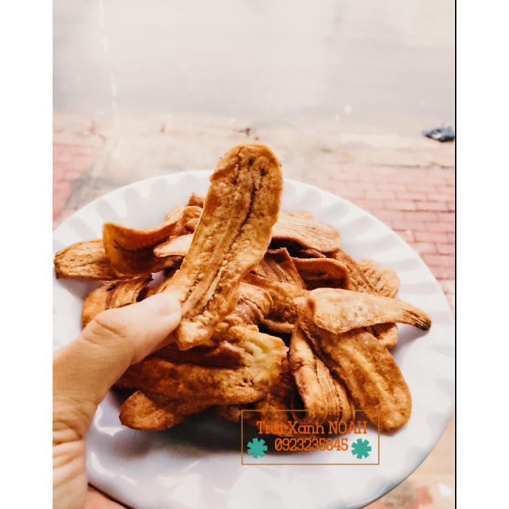 Chuối sấy khô DAKLAK NOAH - không đường - Bịch 500gram / 100gram | BigBuy360 - bigbuy360.vn