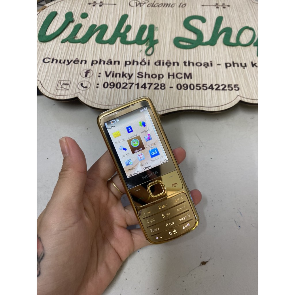 Điện Thoại Nokia 6700 classic Gold main zin chính hãng có pin và sạc Bảo hành 12 tháng