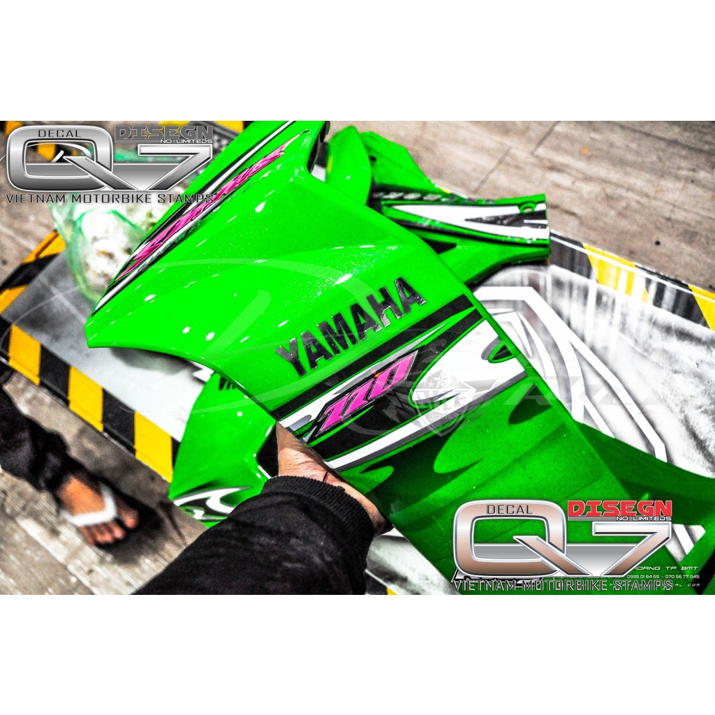 Tem Rời Sirius 110 Xanh Đen