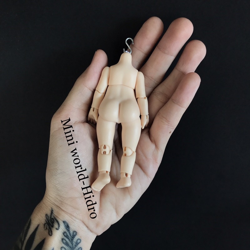 Body thân Búp bê Nude khớp BJD Head ob11