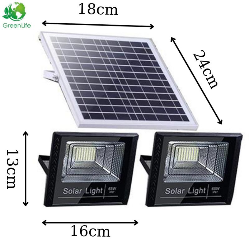 Đèn năng lượng mặt trời 2 bóng 65W