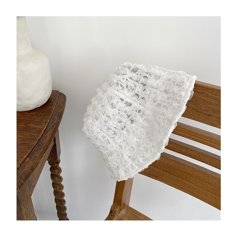 Nón tai bèo phối ren phong cách hàn quốc thời trang mùa hè cho nữ