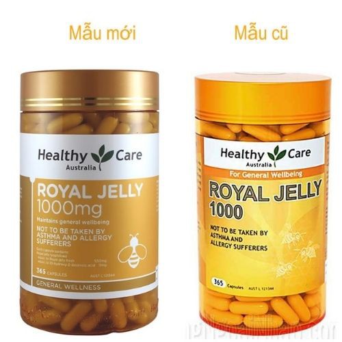 Sữa Ong Chúa Royal Jelly 1000 Healthy Care, Úc (365 viên) hỗ trợ sức khoẻ với nhiều công dụng