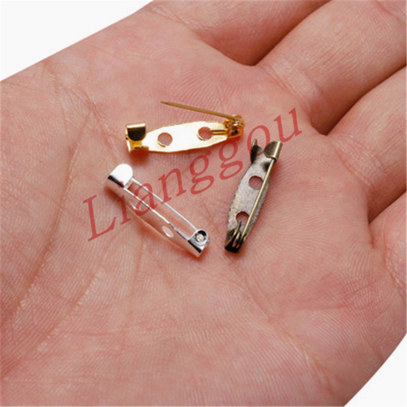 Set 50 kim băng cài áo bằng kim loại thiết kế đơn giản xinh xắn