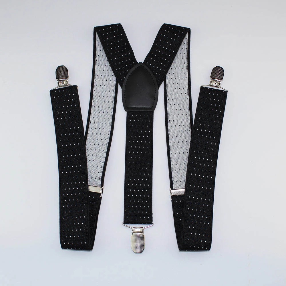 Đai đeo quần cho nam và nữ họa tiết chấm bi thời trang