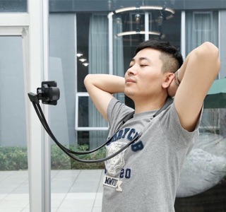 Kẹp điện thoại đeo cổ và giá đỡ