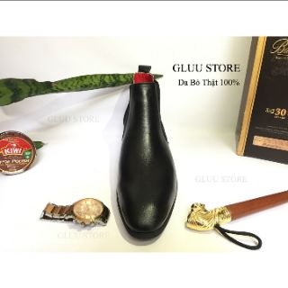 giày Chelsea Boot Da Bò 100% Cổ Cao