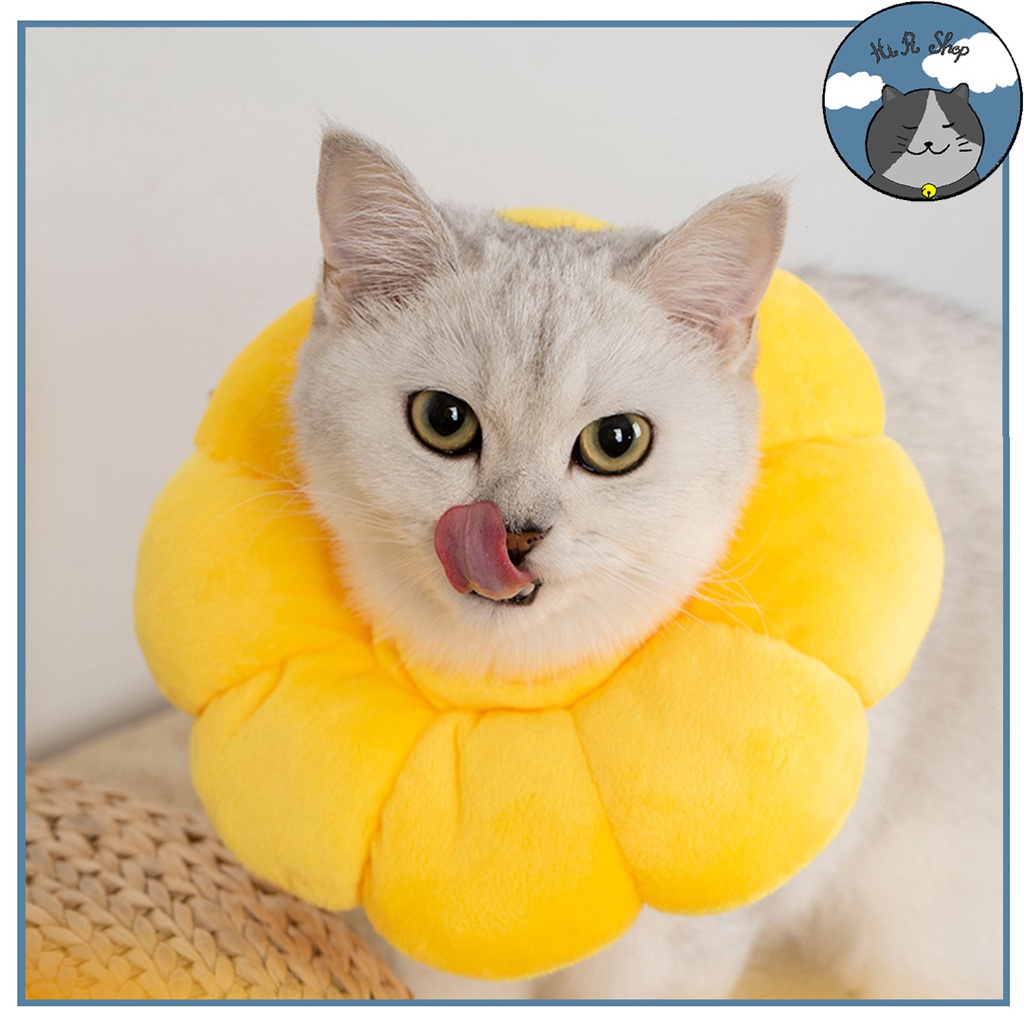 Loa Chống Liếm, Gối Chống Liếm Cho Chó Mèo Bằng Vải Bông Siêu Cute