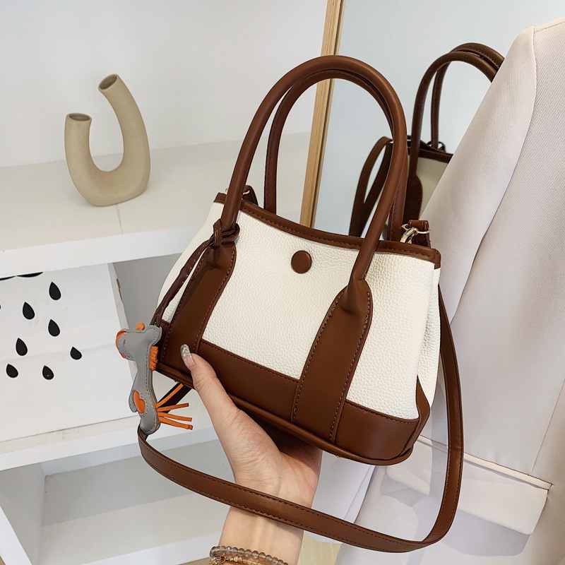 Túi Đeo Chéo Vai Màu Sắc Tương Phản Thời Trang Dành Cho Nữ