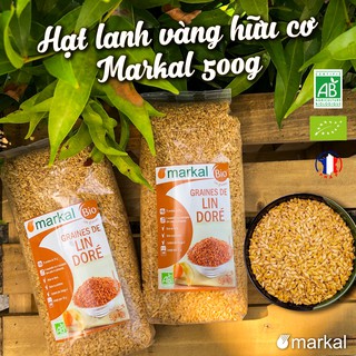 Hạt lanh vàng hữu cơ Markal và Bio Planet 500g