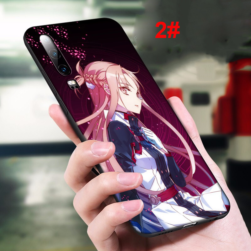 Ốp Lưng Mềm In Hình Sword Art Online Cho Huawei Honor 20 View 20s Pro 10 Lite 10x Max Le73