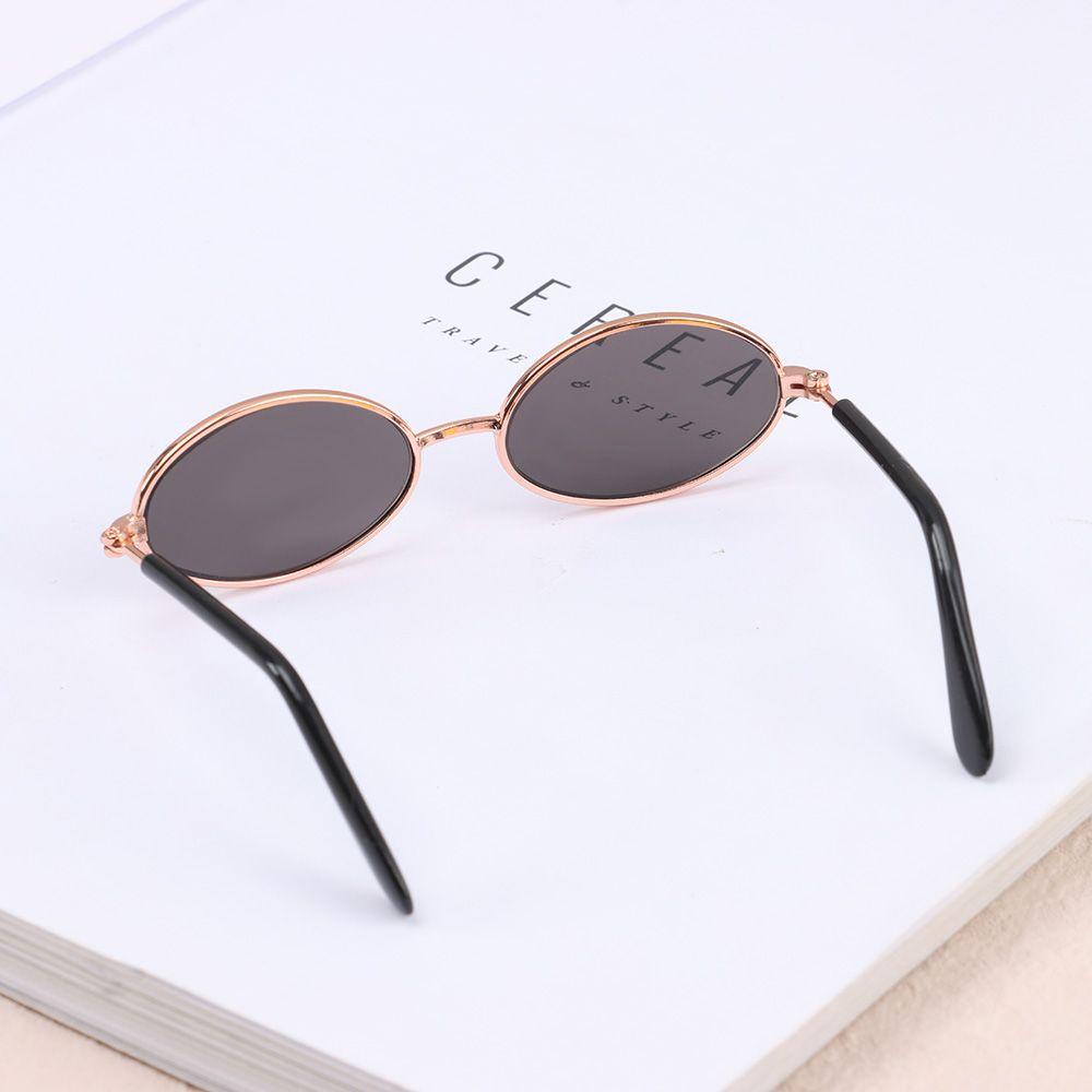 ESPO Mắt Kính Gọng Tròn Bằng Kim Loại Cho Búp Bê