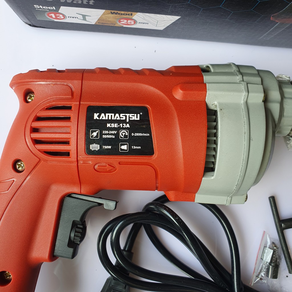 Máy khoan sắt kamastsu KSE 13A