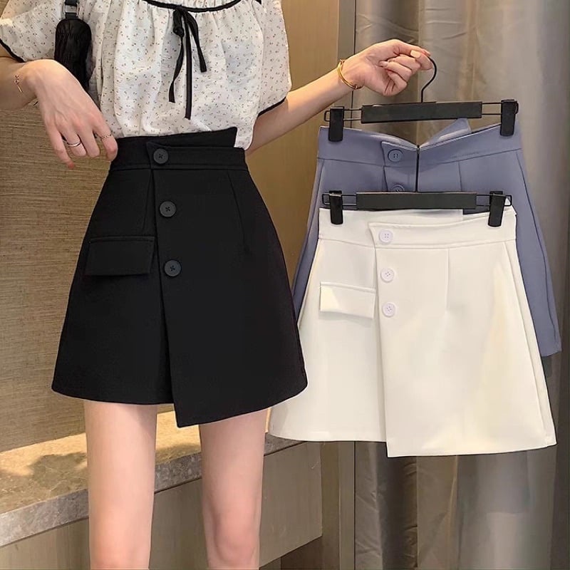 Quần Short nữ TM cạp cao giả váy cao cấp phong cách hàn quốc hot hít