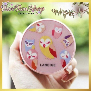 Phấn Tươi Makeup Laneige Lucky Chouette BB Cushion Whitening Chim Cú Hàn Quốc Hàng Xách Tay Chính Hãng
