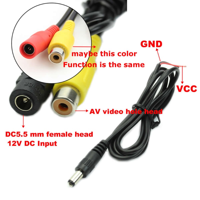 Camera Hỗ Trợ Đỗ Xe Phía Sau 12V 170 Độ Cho Ô Tô° Phụ Kiện Chuyên Dụng Dành Cho CMOS