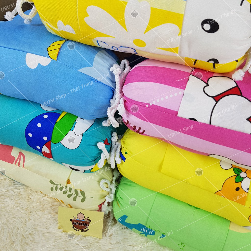 Gối chặn bông cho bé sơ sinh cotton Thắng Lợi 30cm