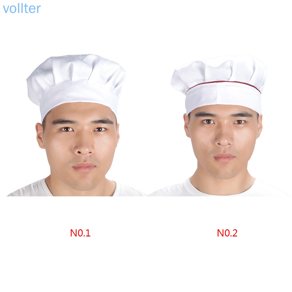Mũ đầu bếp chuyên nghiệp cho người lớn