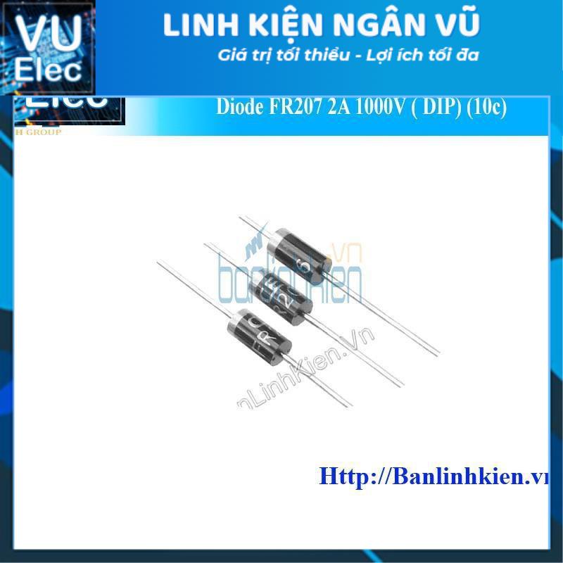 [Đi ốt] Diode FR207 2A 1000V / FR307 3A 1000V