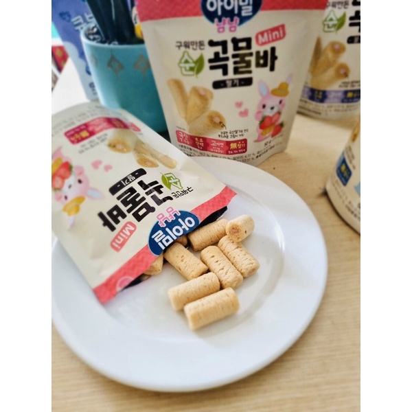 Bánh cuộn mini nhân kem Ildong Ayimeal Yum Yum Hàn Quốc cho bé từ 1 tuổi, Suzy Baby