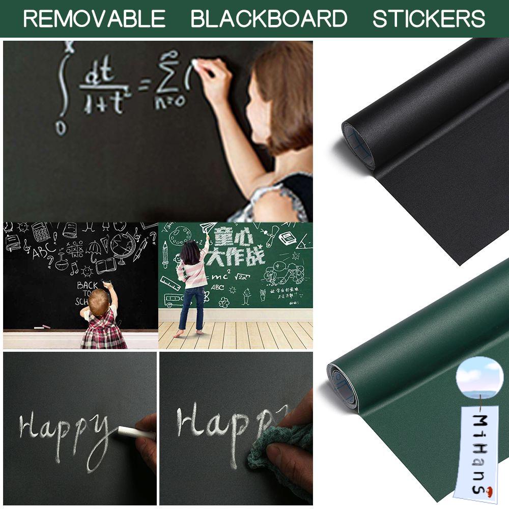 Giấy Dán Tường Bằng PVC Hình Bảng Đen Viết Phấn Cho Trẻ Em Tiện Dụng