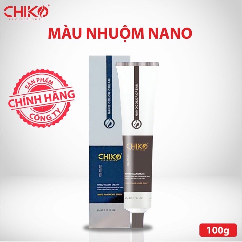 (Giá sỉ 10 tuýp)Thuốc nhuộm tóc Chiko màu thời trang không tẩy tóc