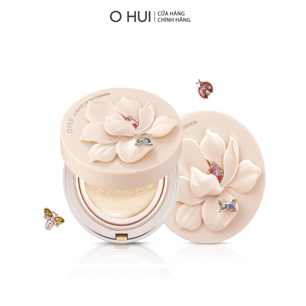 Bộ phấn nước dưỡng ẩm phiên bản giới hạn OHUI Ultimate Ultimate Cover Cushion Special Edition Set 45g | BigBuy360 - bigbuy360.vn