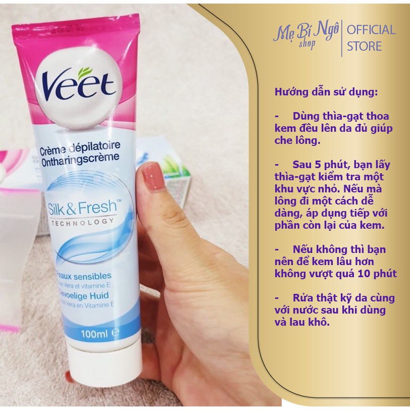 Kem Tẩy Lông Veet 100ml cho da thường và da siêu nhạy cảm - Cam kết hàng chính hãng | BigBuy360 - bigbuy360.vn