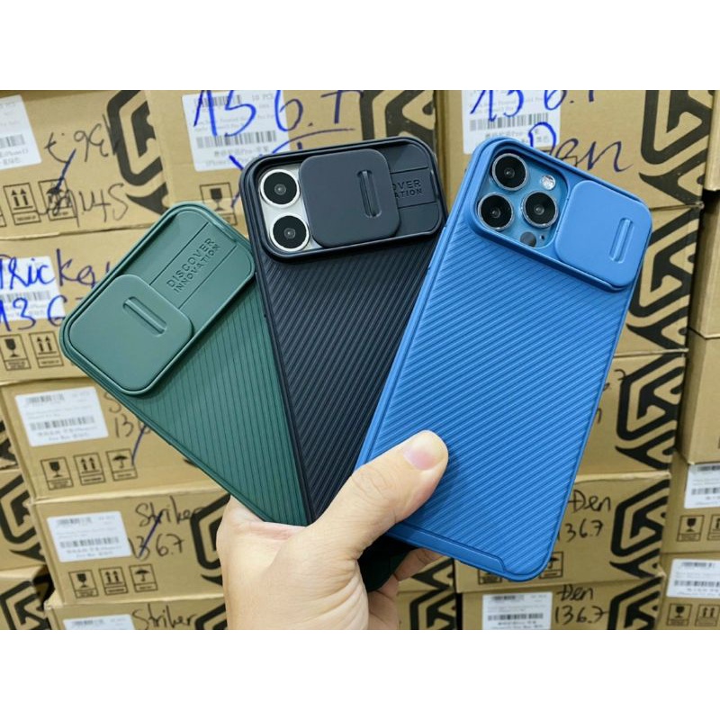 Ốp lưng Iphone 13 - Pro - Pro Max bảo vệ Camera Cam Shield chính hãng