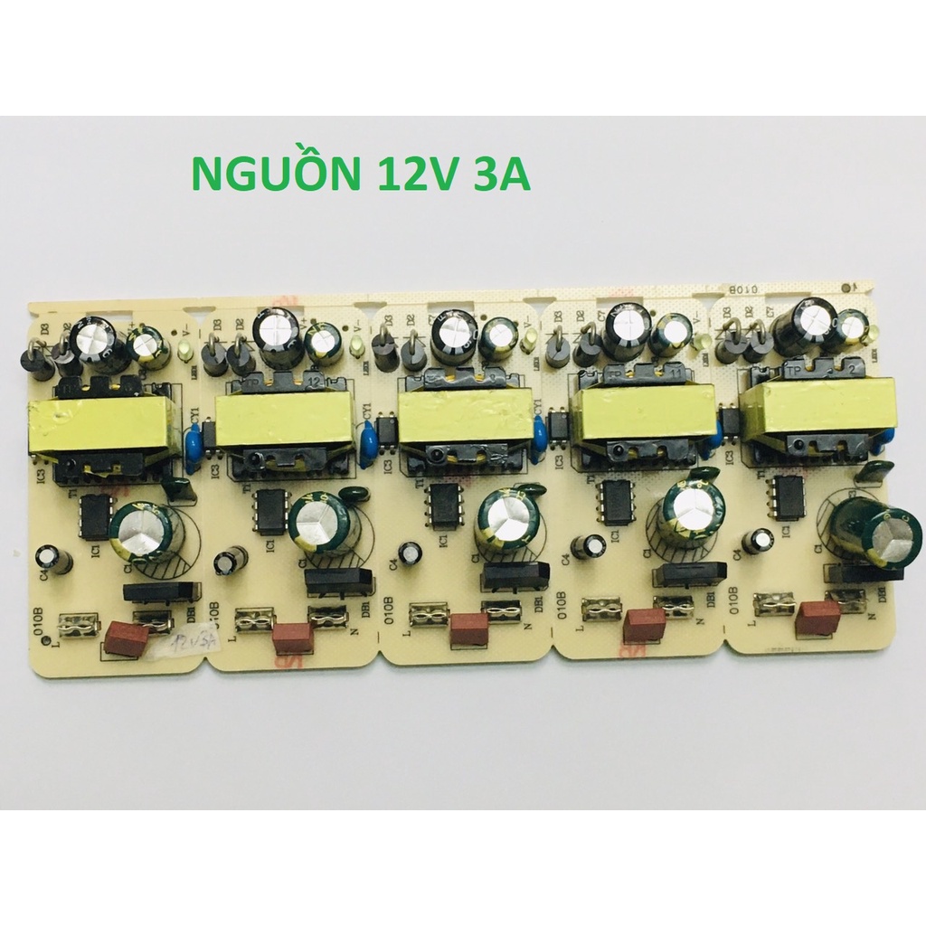 Nguồn không vỏ 12V 3A, 12V 2A, 12V 1A, 12V 0.5A, nguồn trần 12V cho led, camera