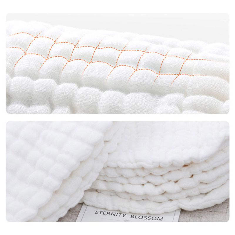 Set 5 Khăn Lau Cho Bé Chất Liệu Cotton Thấm Hút Tốt