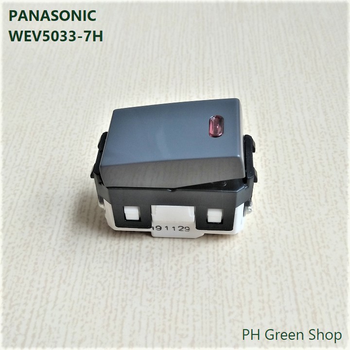Công tắc 20A, công tắc 2 chiều Panasonic màu đen