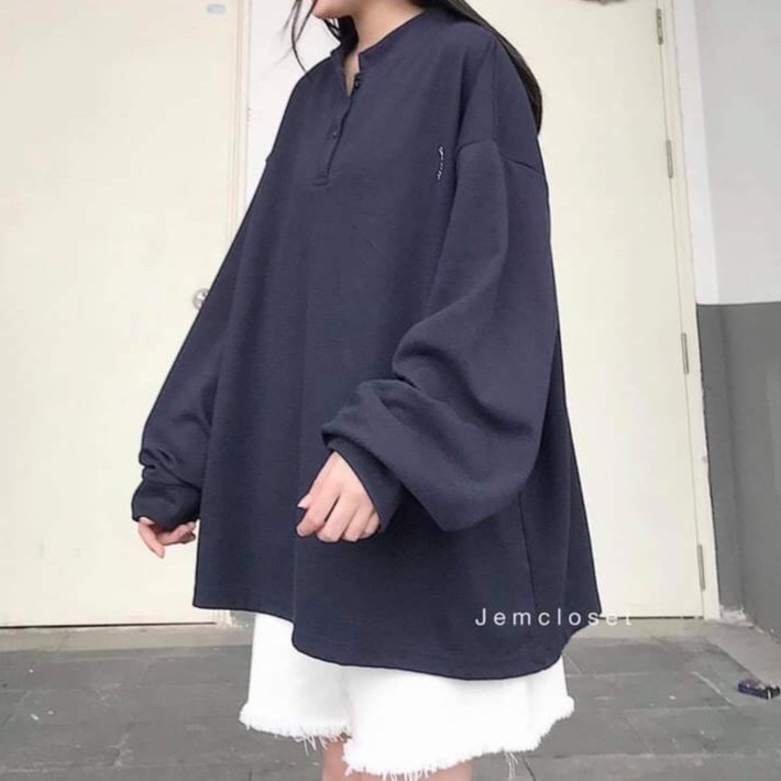 [Hình Thật] Áo Nỉ Sweater Nỉ Bông Form Rộng - Phong Cách Oversize Unisex
