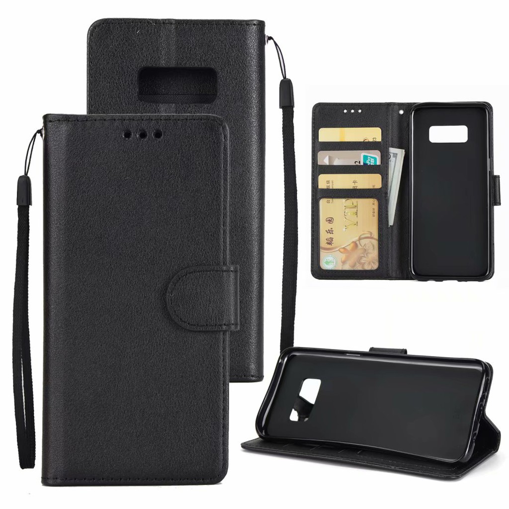 Samsung Galaxy F62 M62 A12 M12 M10 A10 A20 A30 A40 A50 A70 Note 4 5 8 9 J3 J5 J7 Prime Flip Soft Leather Phone Case Ốp lưng da mềm