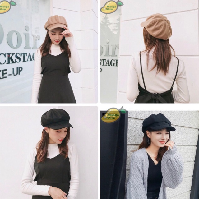 Mũ nồi beret trơn