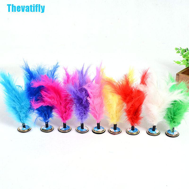 (Thevatifly) Quả Cầu Đá Jianzi Lông Vũ Phong Cách Trung Hoa