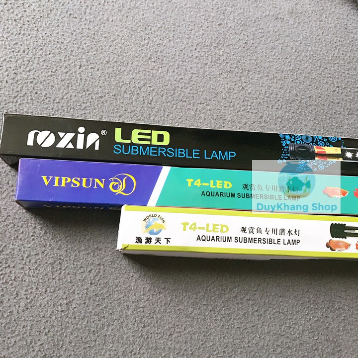 Đèn Led Thả Hồ, Ngâm Trong Hồ 40cm, Ánh Sáng Trắng, Cho Hồ Cá Cảnh, Hồ Thủy Sinh