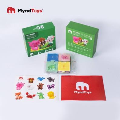 Đồ Chơi Xếp Hình MyndToys My First Puzzle - Animals and Colors (Chủ Đề Động Vật) Dành Cho Các Bé Trên 2 Tuổi