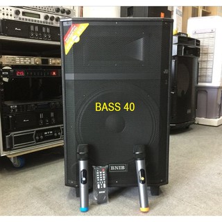 Loa karaoke di động công suất lớn hát hay BNIB1596 bass 40, micro hút, nhậy. chạy điện 220v, bình ắc quy, hát bao phê